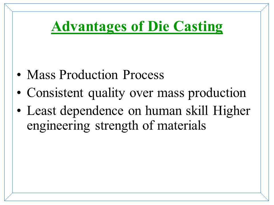 lightweight die casting