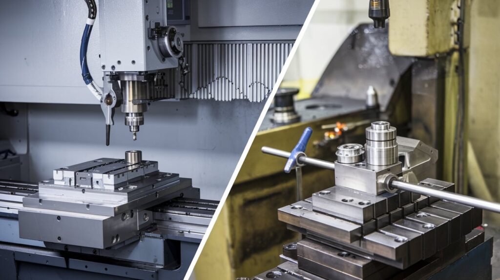 CNC machining vs traditional machining